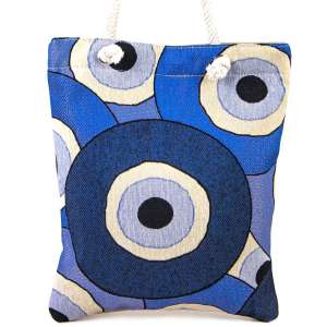 Tapestry Evil Eye Saddle Bag