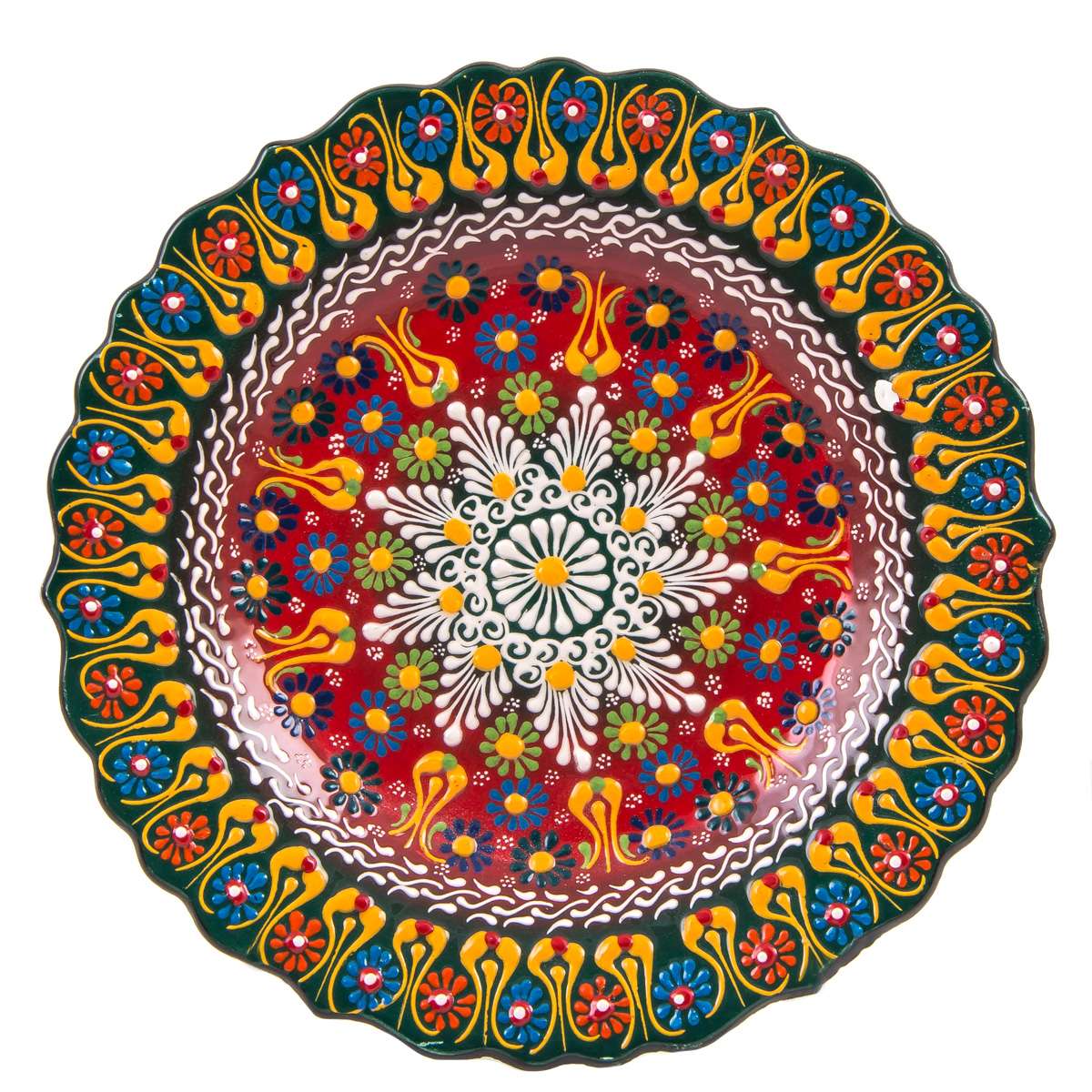 25 Cm Turkish-Ottoman Ceramic Plate