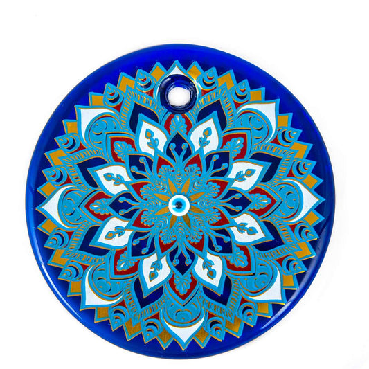 No 6 Tile Pattern Evil Eye Bead